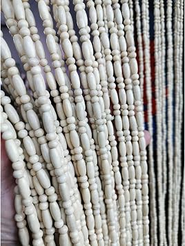 Natural Wood Beaded Curtains for Doorways,Room Divider String Curtains,for Door Living Room Bedroom Hallway Window Hanging Decoration,Width x Height Wood,80cm x 200cm41 Strands