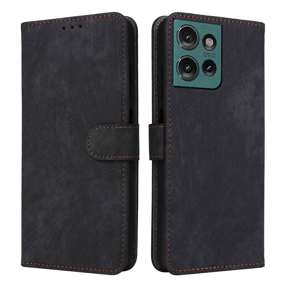 XINNI Cover per Cubot P80 Custodia, RFID Protection Flip Magnetica Pelle PU/TPU Portafoglio, Nero