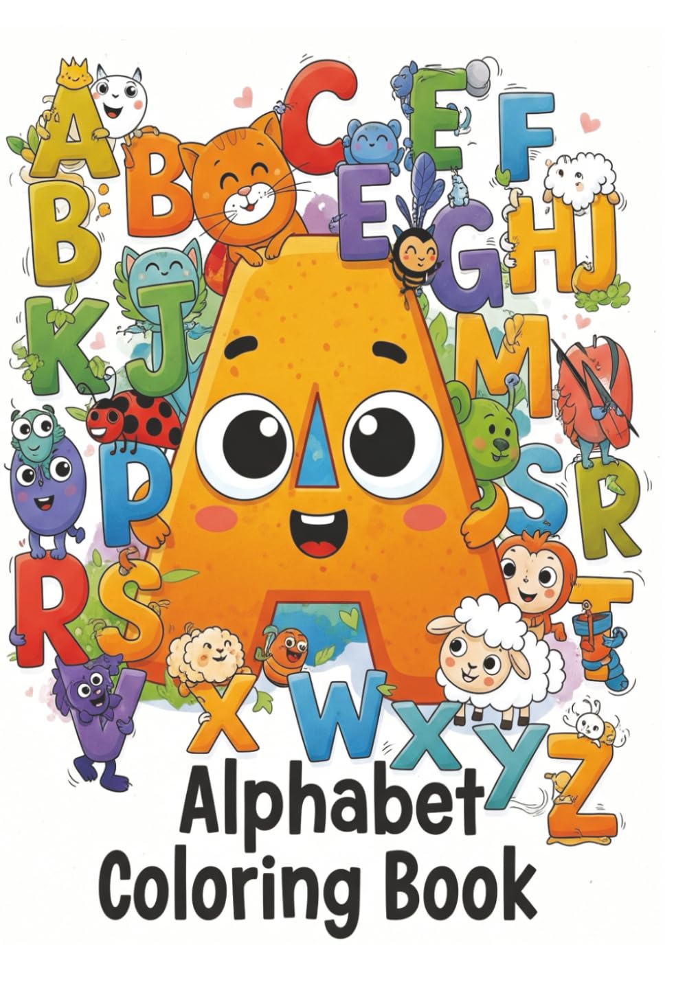 Alphabet Coloring Book for Kids | Learn Letters A–Z with Fun Coloring Pages!