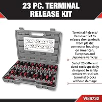 Vista 2 de Performance Tool W89732 - Juego de liberación y extracción de terminales - Kit de 23 piezas para extracción segura de bloques de terminales