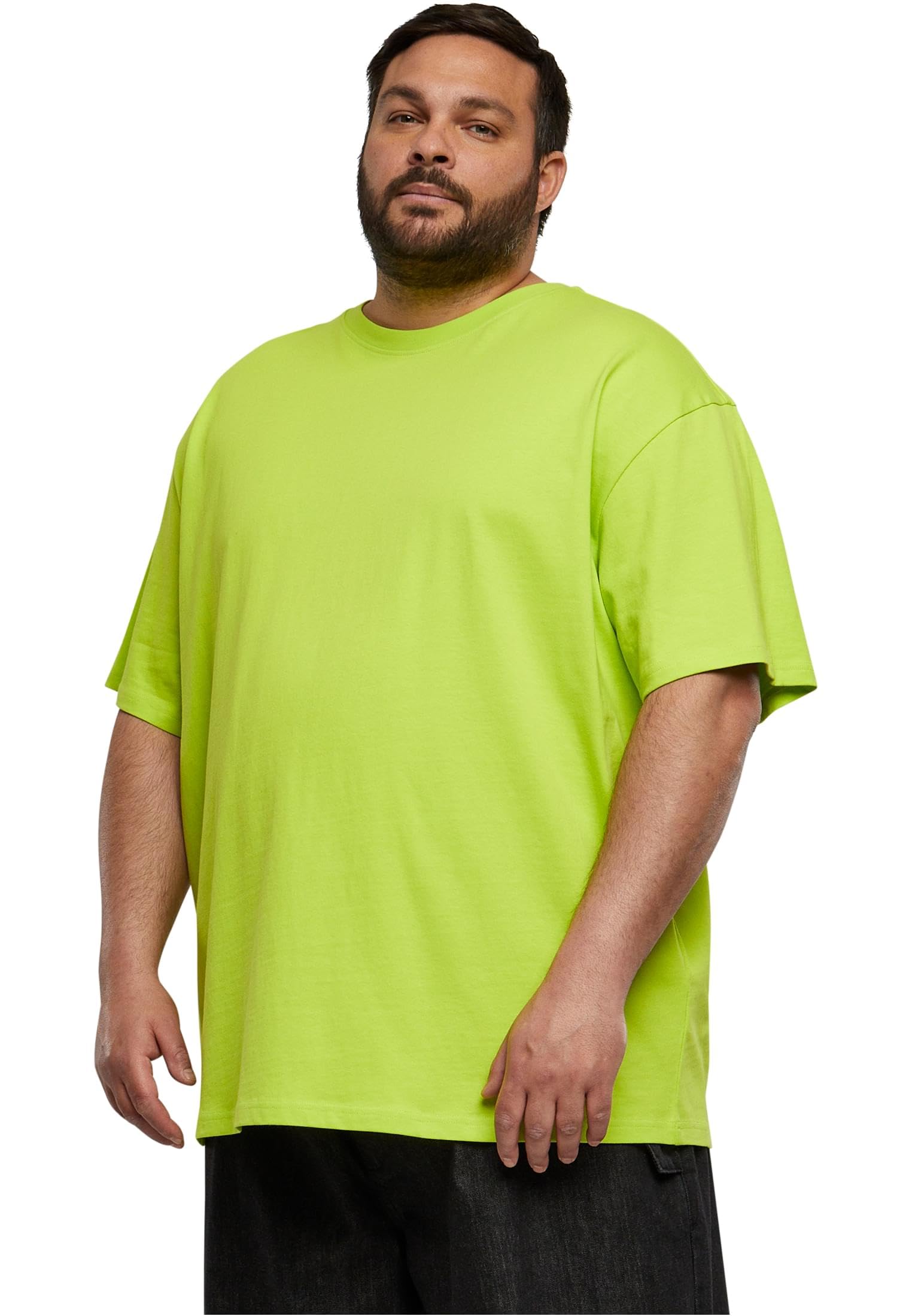 Urban Classics Men's Jaune Oversized T-Shirt Heavy