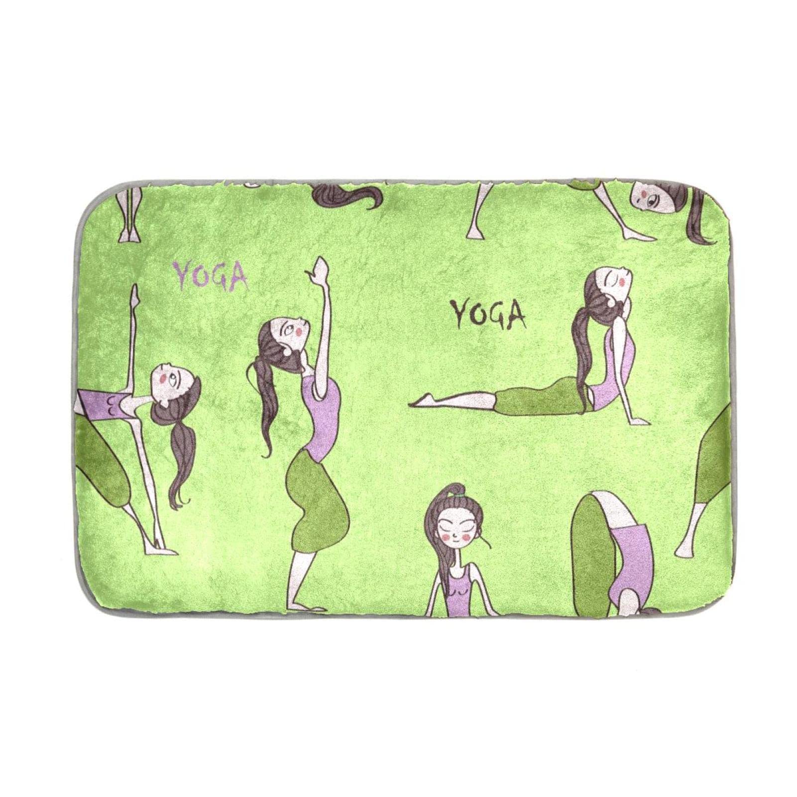 Doing Yoga Tapis en fausse fourrure pour salon, tapis pelucheux lavable pour chambre à coucher, rectangulaire