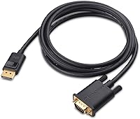 Vista 2 de Cable Matters Cable DisplayPort a VGA (cable DP a VGA) de 6 pies