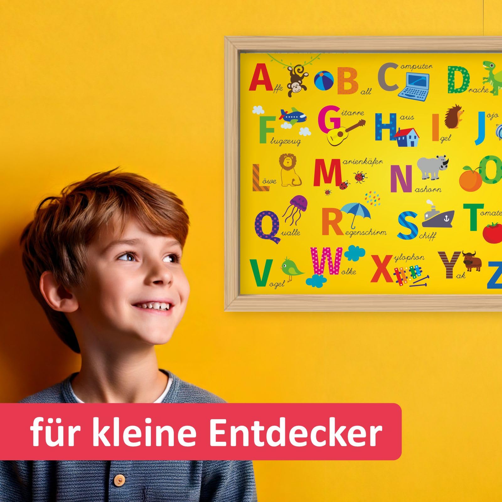 Farbposter-Set In Menschenform – 11 Farben, 30x24 Cm, Für Kindergarten & Home