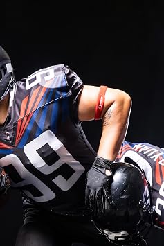 O Shield Sports Arm Bands for Football, Comfortable Forearm Bicep Bands, provided with Absorbent and Stretchy Materials, one Size Sold by Pair