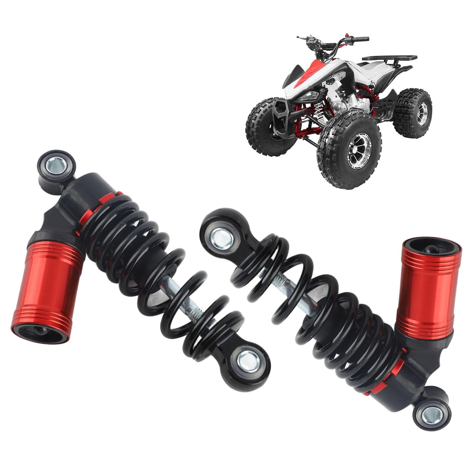 Dpofirs Amortyzatory ze Stopu Aluminium 180 Mm Zaawansowane Zawieszenie Motocyklowe do Skutera Terenowego Electromobile