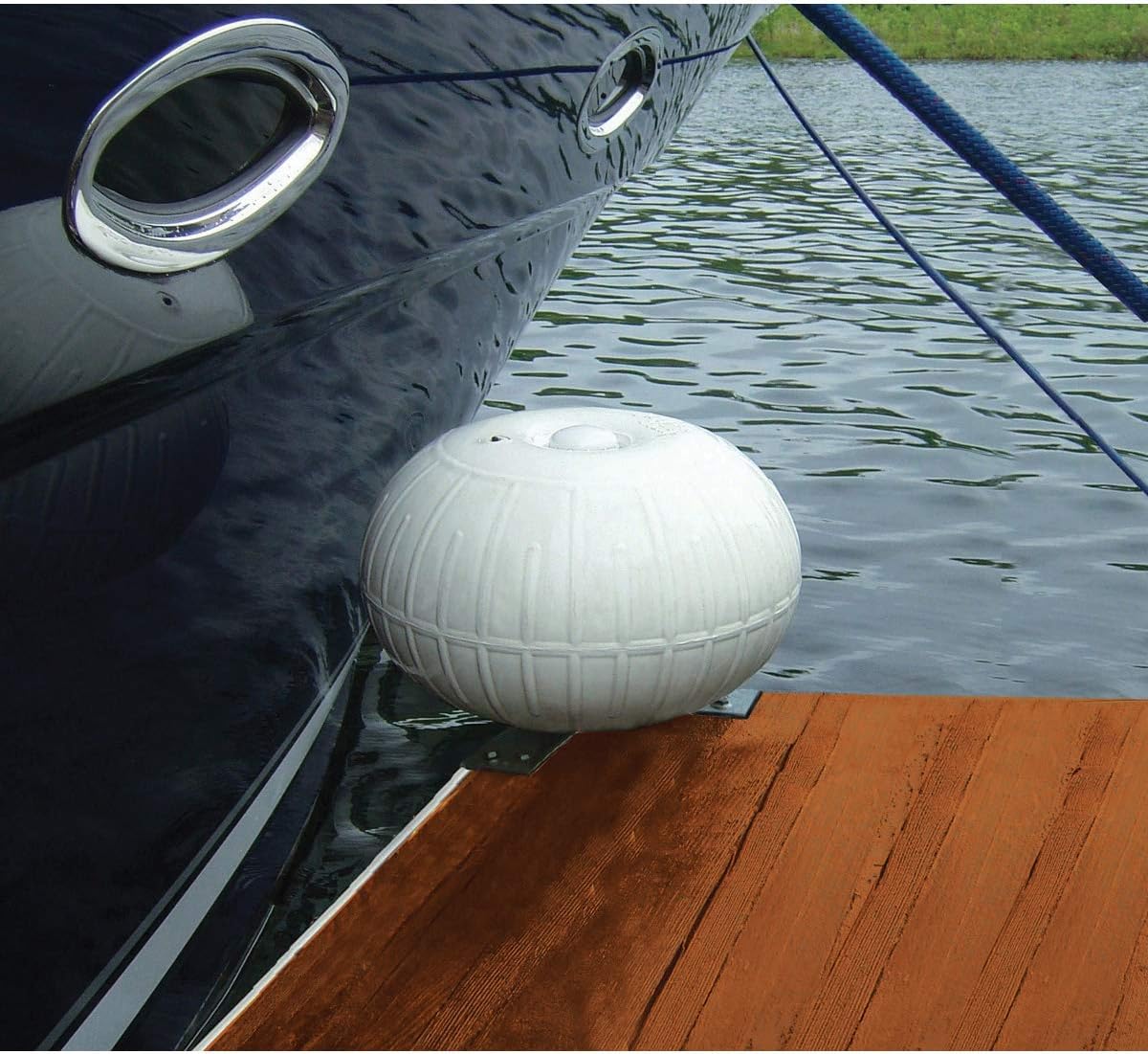 Dockmate Corner-Mount Inflatable 9" Dia. Dock Wheel