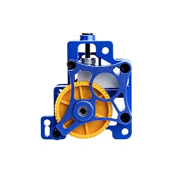 CNC Metal Extruder Upgrade Kit for Bambu Lab X1/P1 Series X1C, X1E, P1P, P1S, Panda Claw, Panda Jetpack, and Panda Revo 3D Printer, Lightweight High-Strength with Hardened Steel Gears