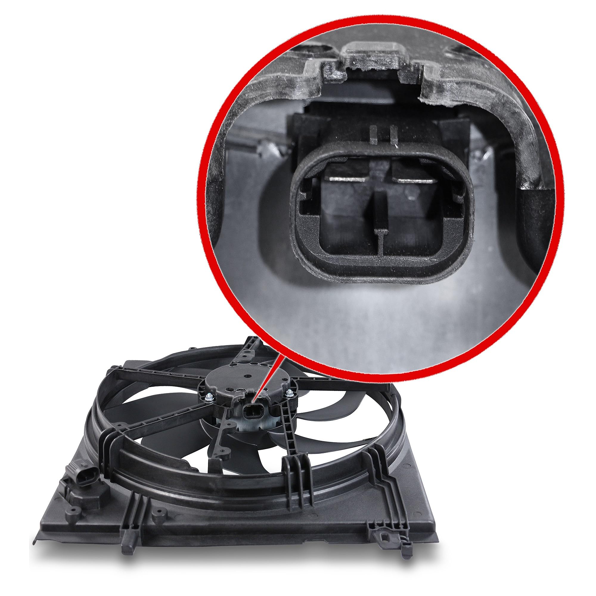 ATEC Germany Ventola, Raffreddamento motore Compatibile con: NISSAN QASHQAI II SUV, RENAULT KADJAR