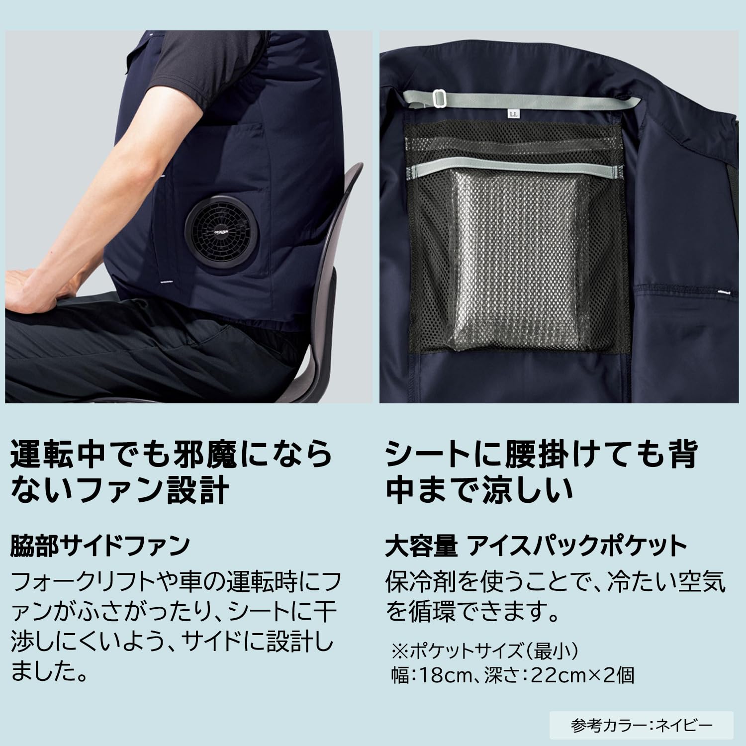 Amazon.co.jp: [ミドリ安全] クールファン 電動ファン対応 (ファン別売