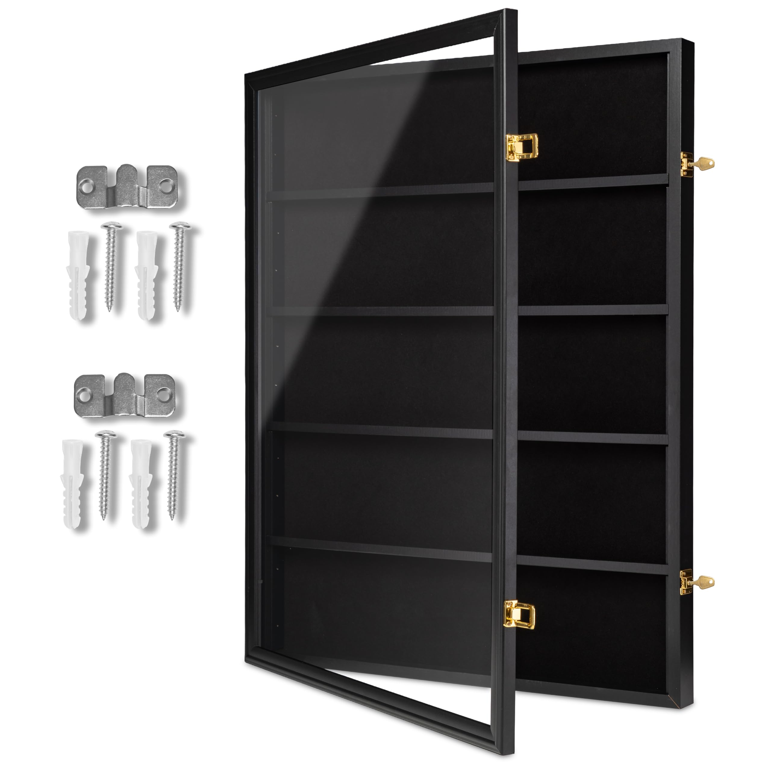 Vitrine Rahmen für Sammelkarten – Displayrahmen für PSA Karten, Wand-Vitrine für 35 Karten – kompatibel mit PSA, CGC & Beckett – 98 % UV-Schutz – ideal für Pokémon, MTG & TCG