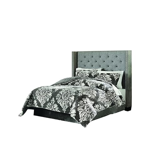 Damask Grey Comforter Amazon Com