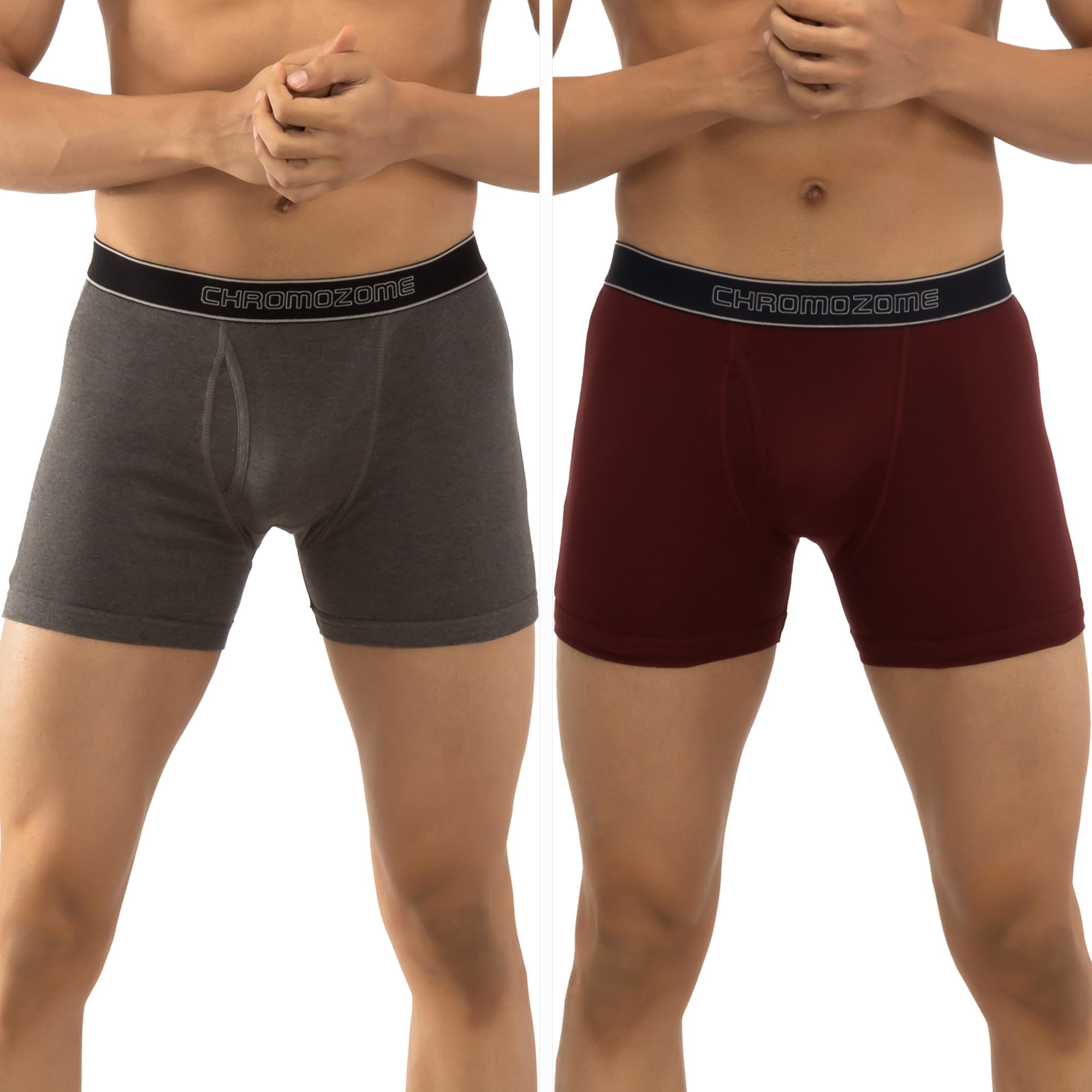chromozome Mens Cotton Rib Trunks (Pack of 2)-picture-16