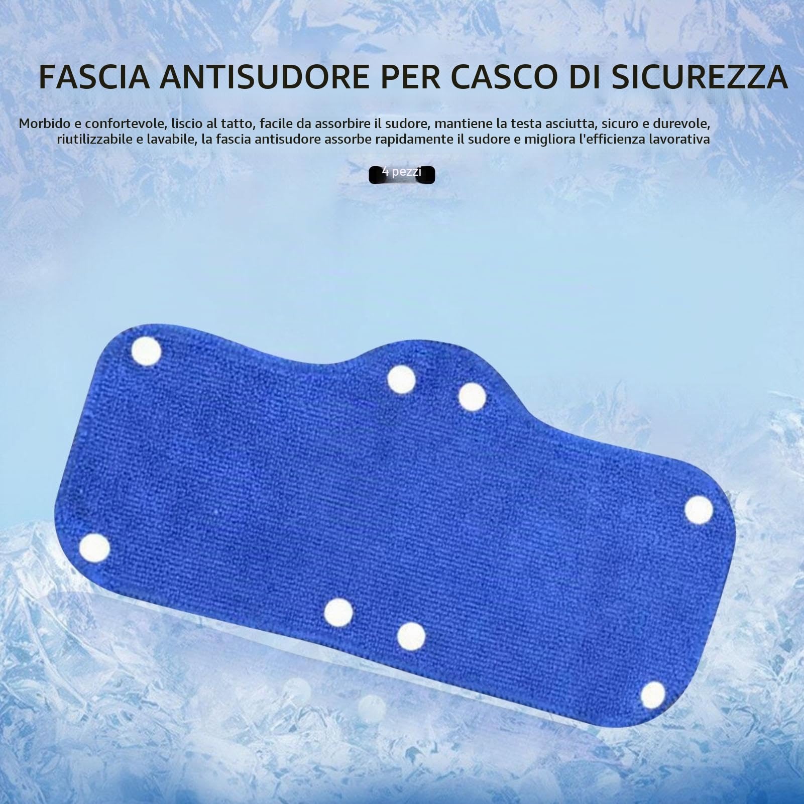 Fodera per casco lavabile - Fascia antisudore per caschi, fodera per casco lavabile con fibbia, fodera per fascia antisudore a scatto, cintura per assorbimento del sudore del casco, fascia antisudore