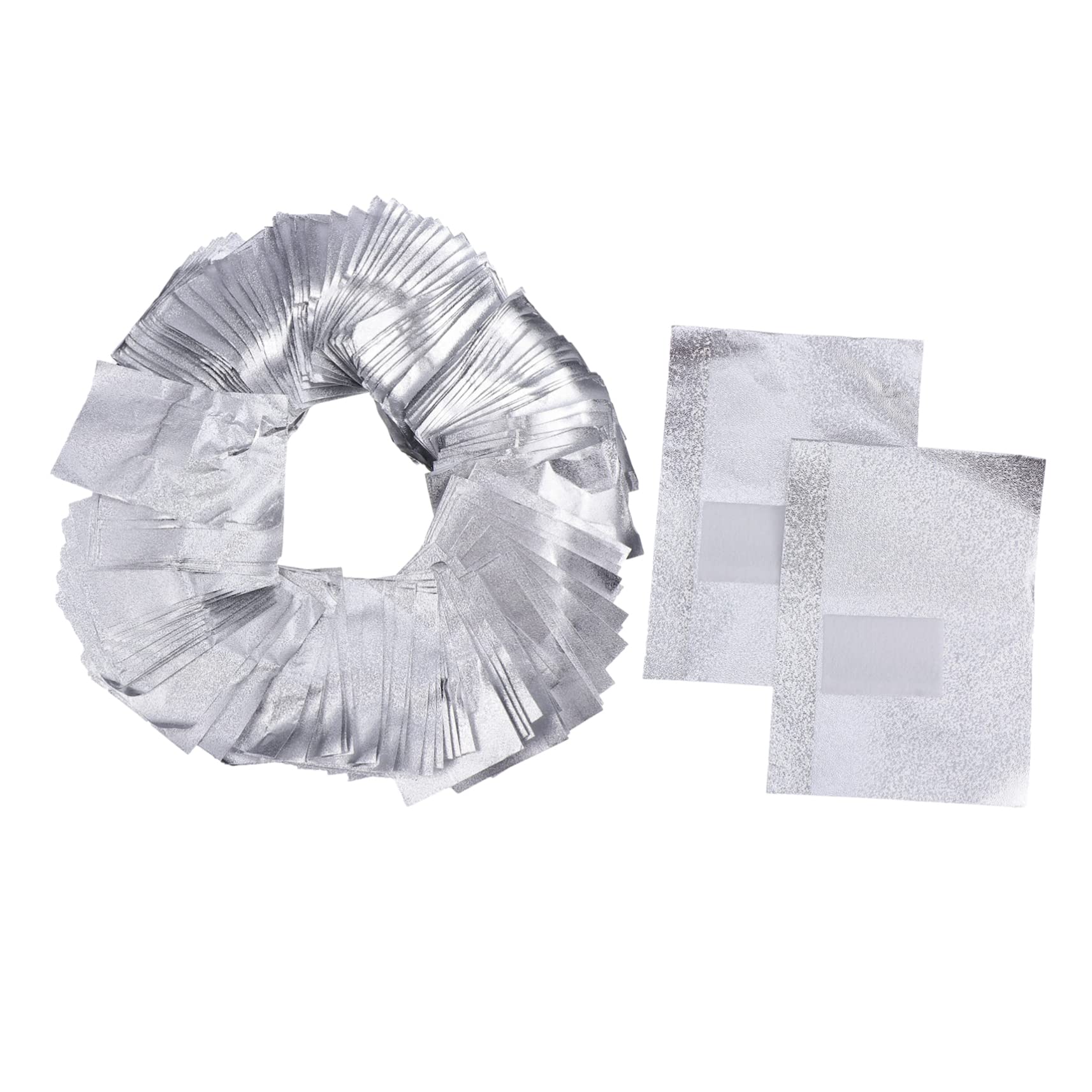 FOMIYES 500pcs Nail Polish Remover Pads Soak off Gel Nail Polish Safe for Home Use