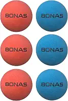Bolinha Semi Profissional BONAS Borracha Resistente Para Frescobol Tênis de Praia Super Kit (6)