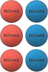 Bolinha Semi Profissional BONAS Borracha Resistente Para Frescobol Tênis de Praia Super Kit (6)