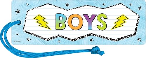 Teacher Created Resources Brights 4Ever Magnetic Boys Pass (TCR77063)