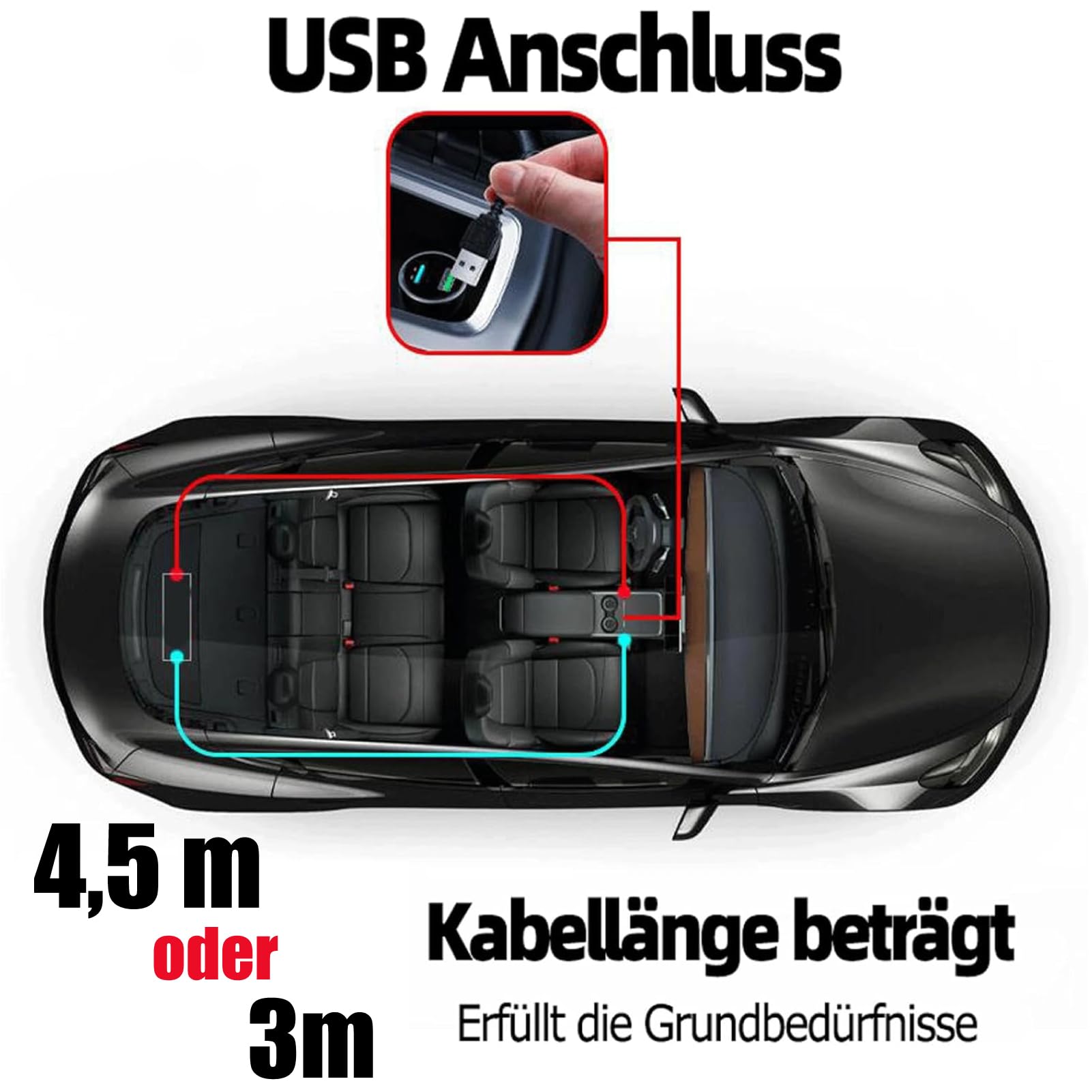 Led Augen für Auto LKW Devil Eyes Teufelsaugen Display Matrix Panel USB | Leuchtaugen, Dynamic Soft Screen, Wasserdicht, Smart DIY, Programmierbare, Kfz Frontscheibe Heckscheibe Traktor, 1er, 2er set