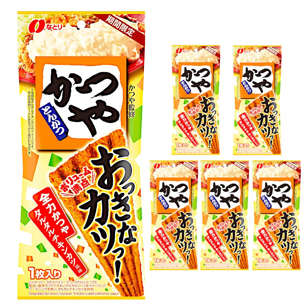 Amazon.co.jp: なとり 全力かつやタルタルチキンカツ風味 1枚× 6個