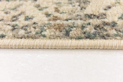 Miniatura 10 de Unique Loom Tuareg Collection - Alfombra de área - Sandstorm (2 pies x 6 pies 1 pulgada, multigris)