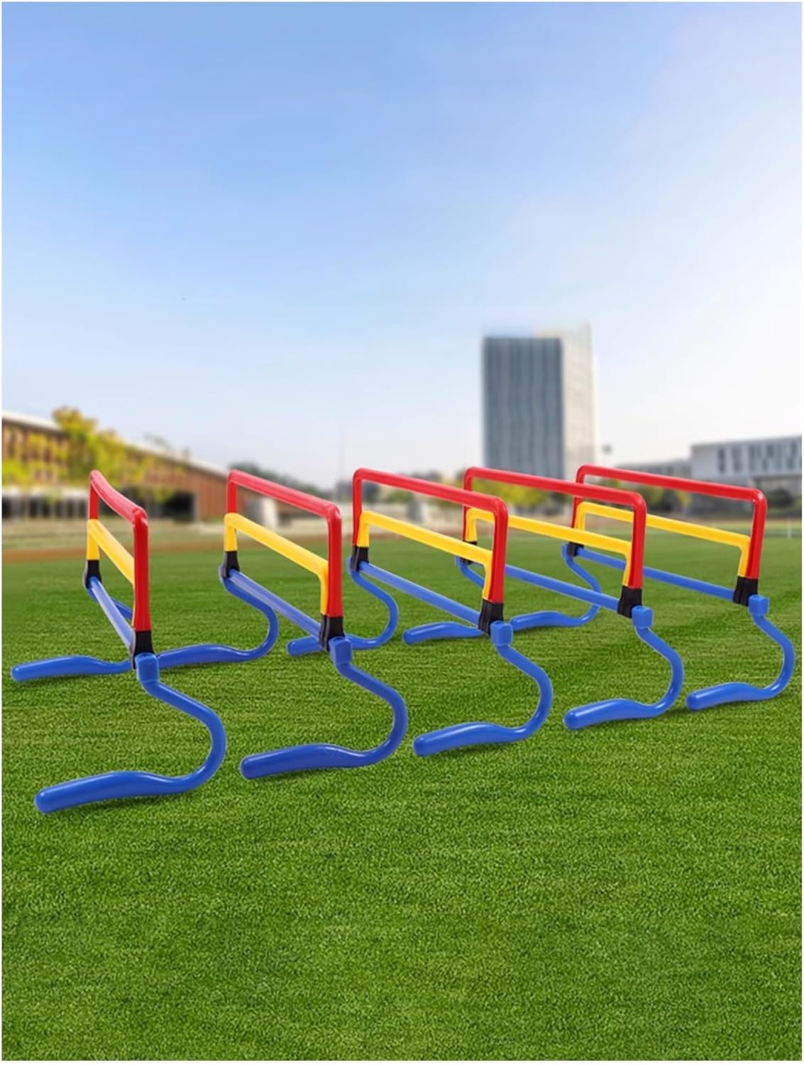 Speed & Agility Training Hurdles，Lightweight Track & Field Workout Trainer Kit,Sports Practice Equipment for Athletes Soccer Basketball