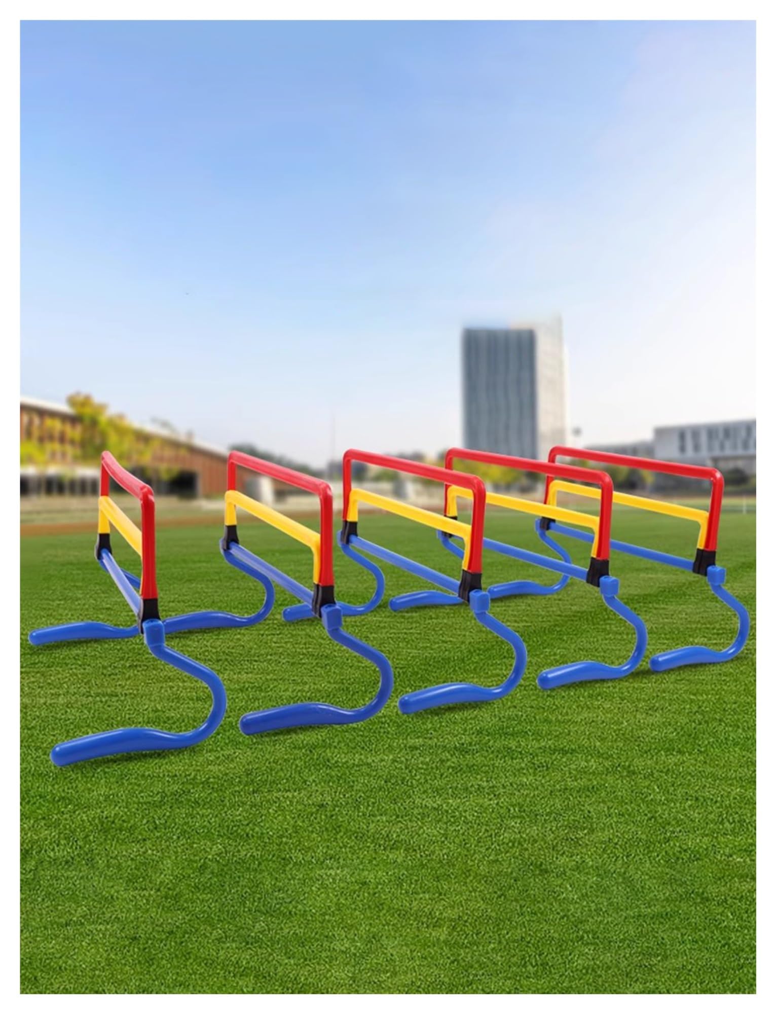MYUYEE Speed & Agility Training Hurdles,Lightweight Track & Field Workout Trainer Kit,Sports Practice Equipment For Athletes Soccer Basketball