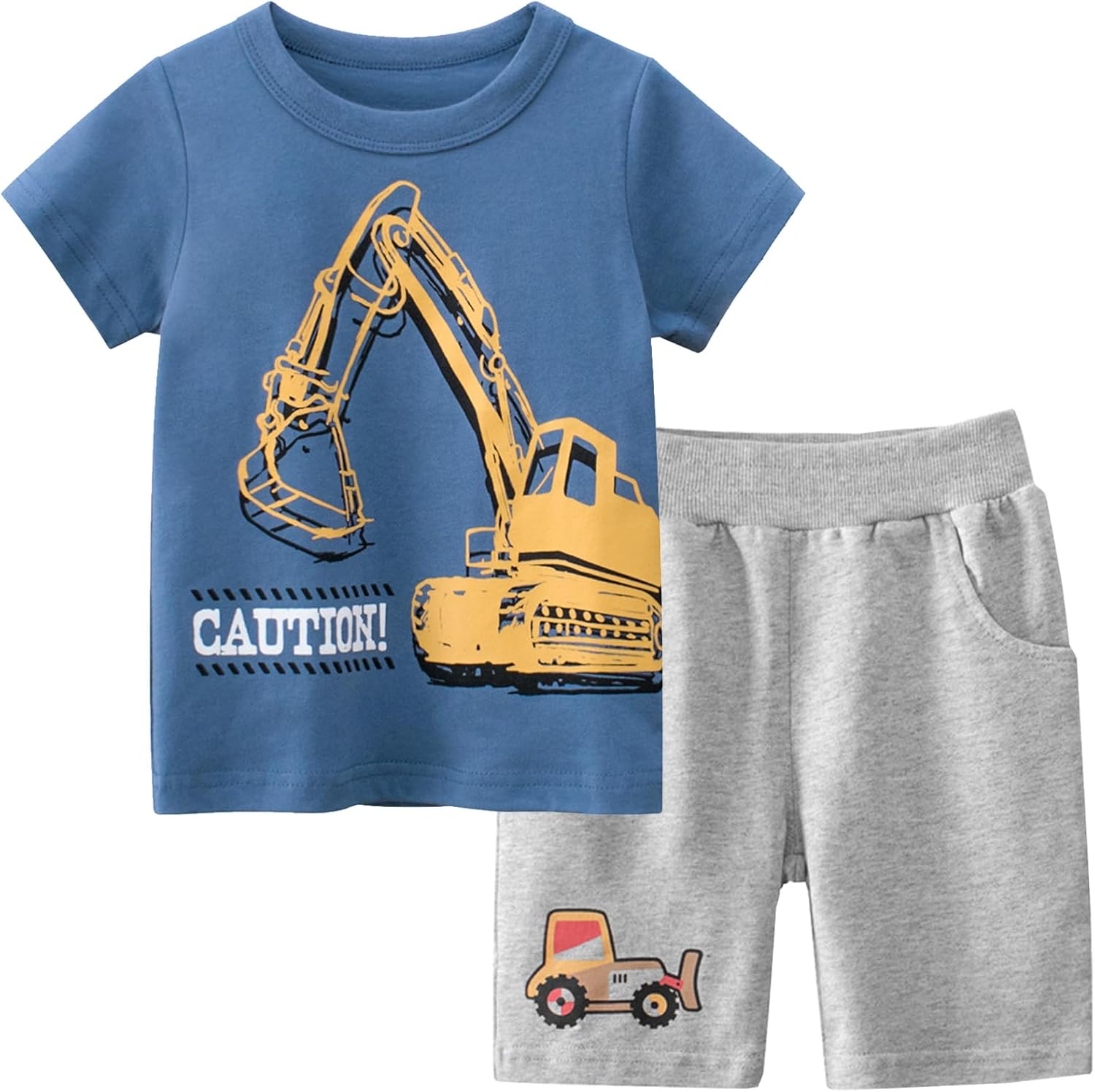 Frogwill Toddler Boy Summer Clothes Cotton Clothing Set Short Sleeve T shirt and Shorts Outfit 2-5T Frogwill Toddler Boy Summer Clothes Cotton Clothing Set Short Sleeve T shirt and Shorts Outfit 2-5T