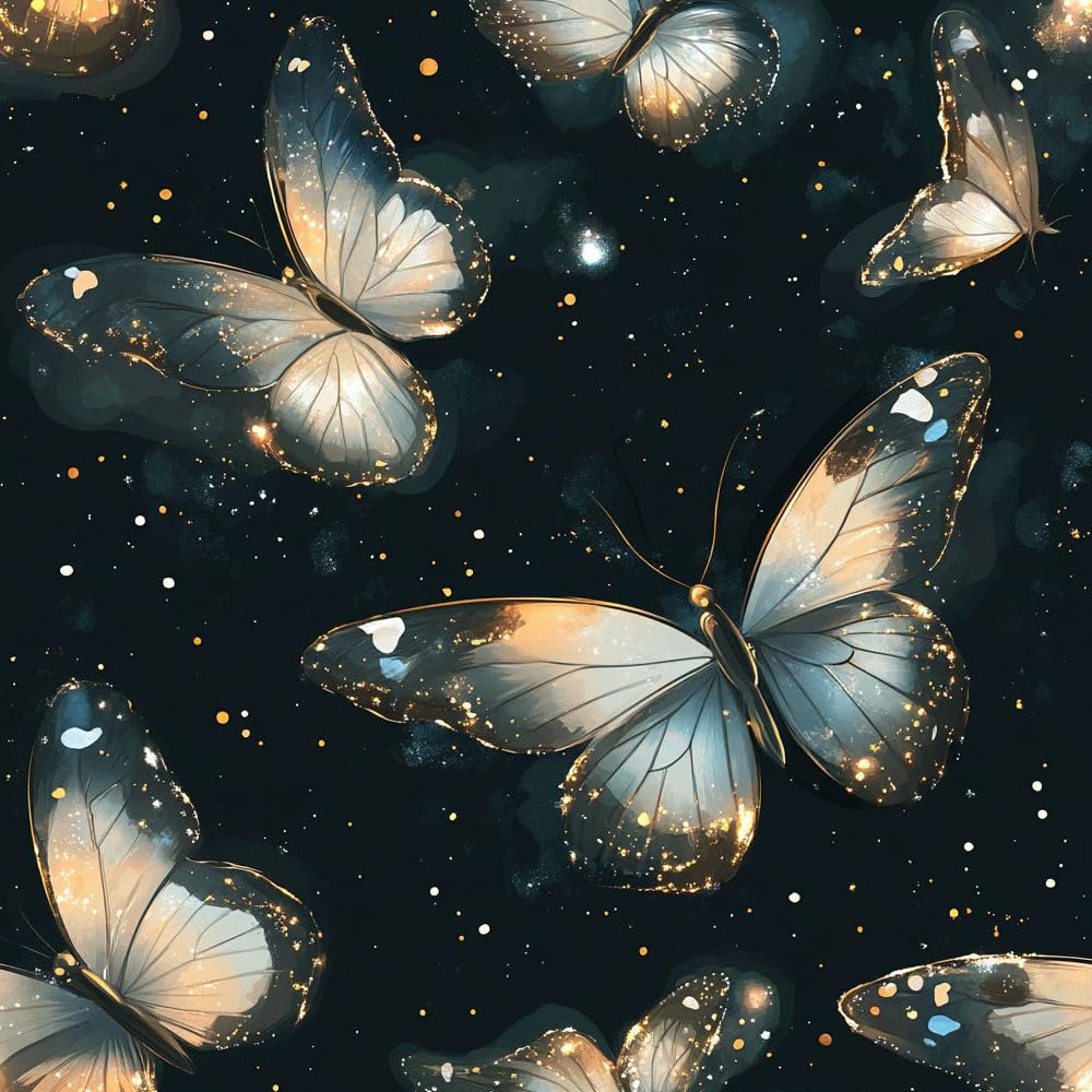 Samoprzylepna tapeta kreskówka brokat motyl naklejka na tapetę motyl dziewczyna tapeta papier kontaktowy naklejka na meble do salonu sypialni