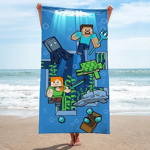 Miniatura 3 de Disney Mickey Mouse & Friends - Toalla de playa para piscina para niños, súper suave y absorbente, 100% algodón, mide 28 x 58 características,