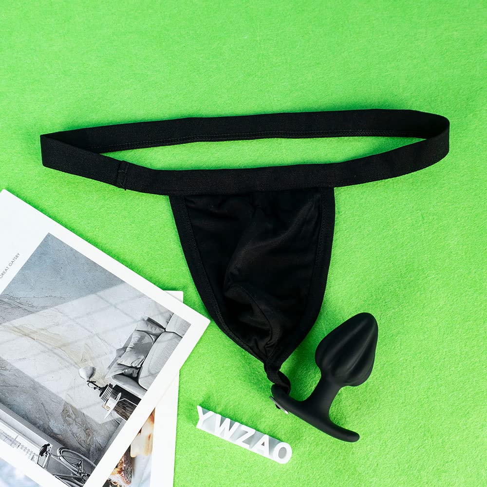 YWZAO Plug Anal sous-vêtements String Système À Clip Homme N31