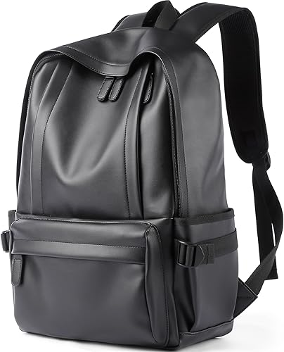 Miniatura 7 de MATE ELAN Mochila de cuero para hombre, a02-Negro, Moda