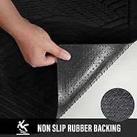 Vista 3 de Tapete resistente para puerta delantera, tapetes absorbentes para barro y suciedad, antideslizantes, para interior y exterior, resistentes a manchas