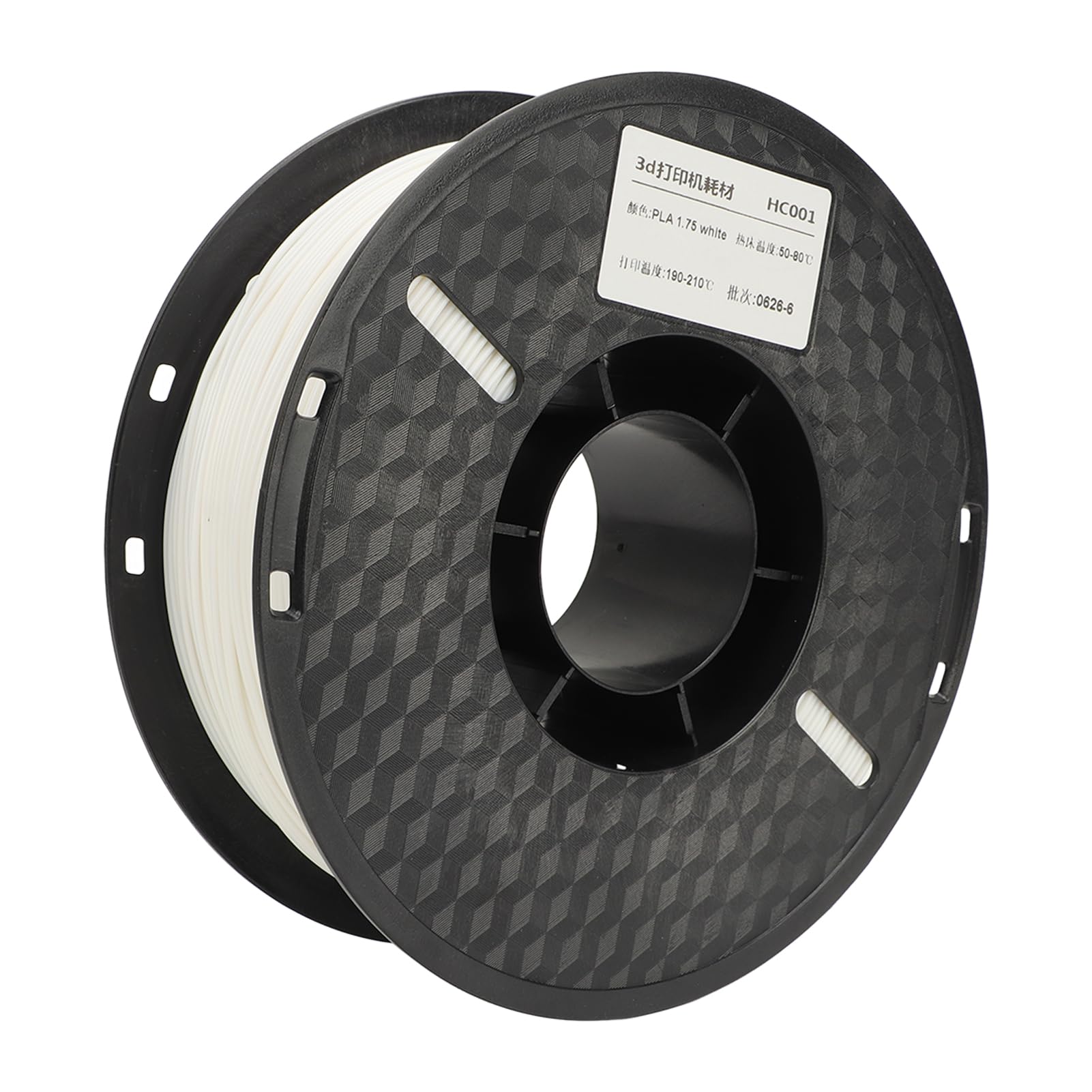 SIXRUN Filamento PLA para Impresora 3D Filamento para Impresora de 1,75 Mm Carrete de 1 Kg, Acabado Sedoso, Unión de Capas Fuerte, 340 M, Boquilla de 374 a 410 °F, para Impresoras FDM Home Classroom