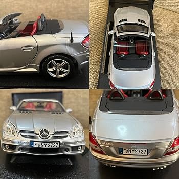 モーターマックス　メルセデスベンツSLK55 AMG MotorMax 1:18 Mercedes-Benz SLK 55 AMG red MM73162RD model