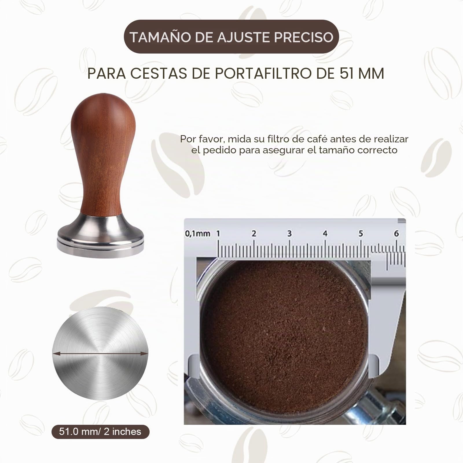 23 Piezas Accesorios Café Espresso, Café Tamper 51mm Prensador de Café, Kit de Accesorios de Barista con 250ml Jarra de Espuma, Alfombrilla para Prensar, Agitador, Bolígrafo de Arte y Toalla