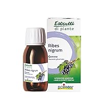 Estratti di Piante Ribes nigrum Gemme – Integratore Alimentare, Ingredienti 100% di origine naturale, Macerato Glicerinato di ribes nero (Gemme) – Flacone 60 ml (1×60 ml) con bicchiere dosatore