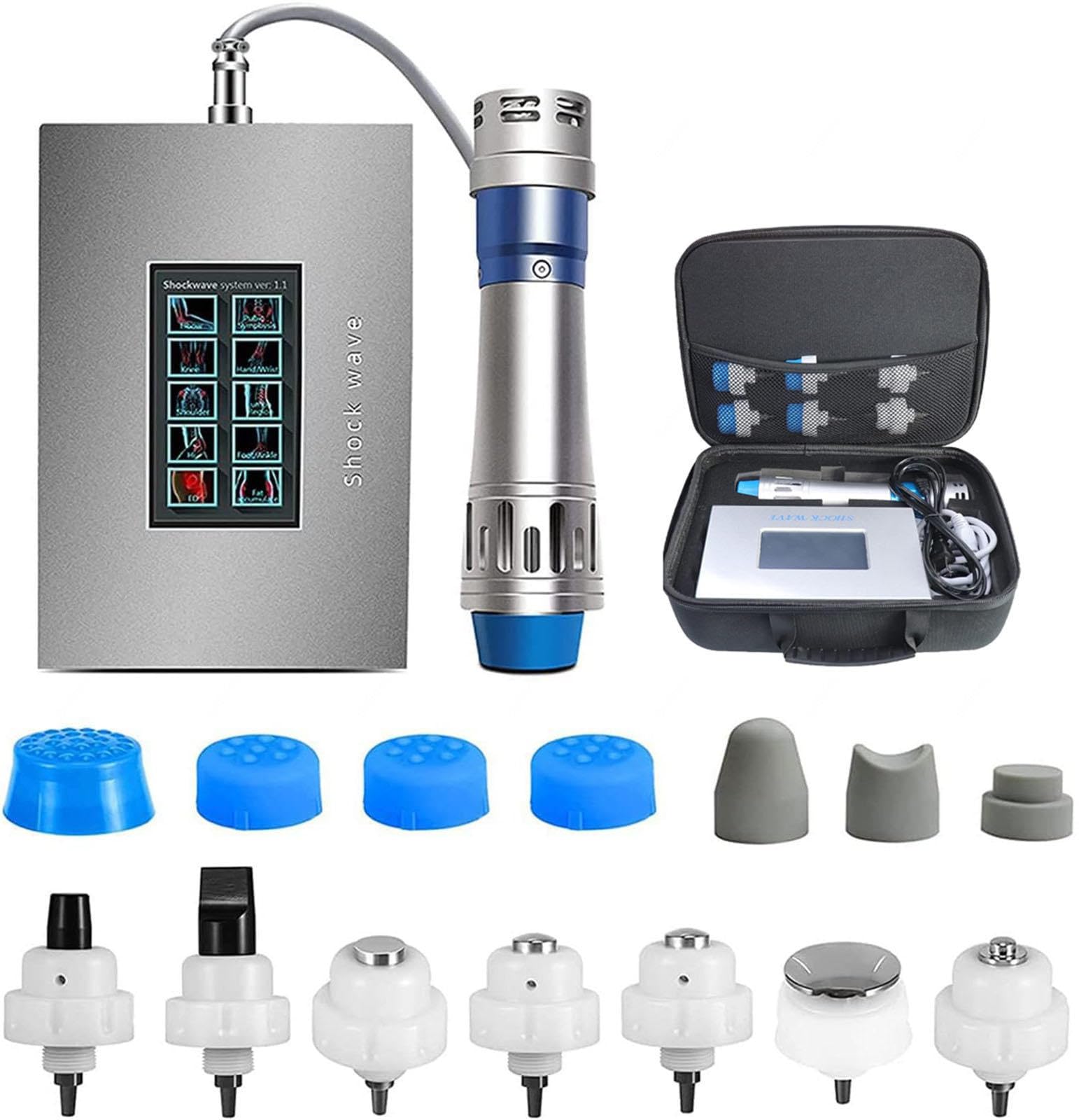 Shockwave Therapy Machine,ED Effective Electromagnetic Shock Im-p-ulse Waves Body Massager for Erectile Dysfunction Muscle Pain Relief ED Treatment