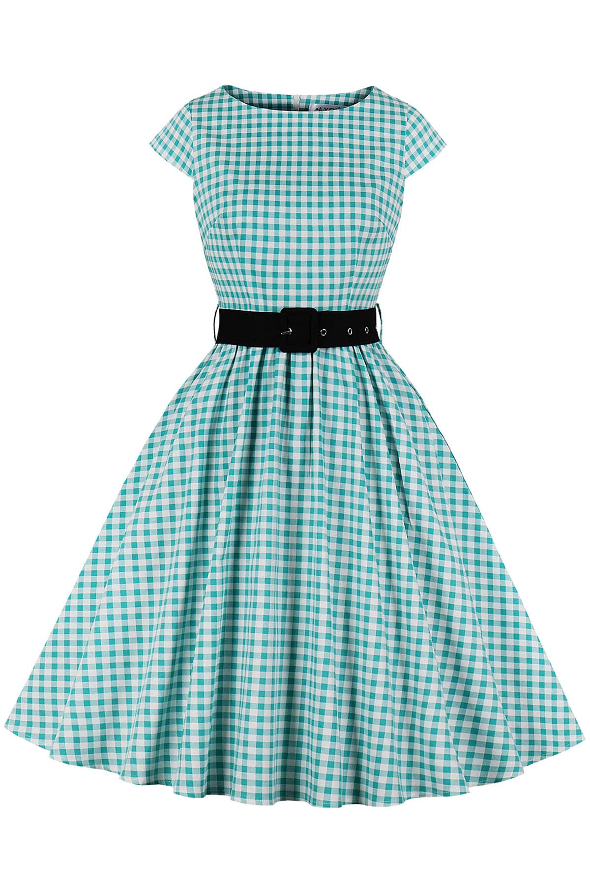 Womens 1950s Audrey Hepburn Vintage Dress With Belt Empire Waist |  Desertcart BAHRAIN