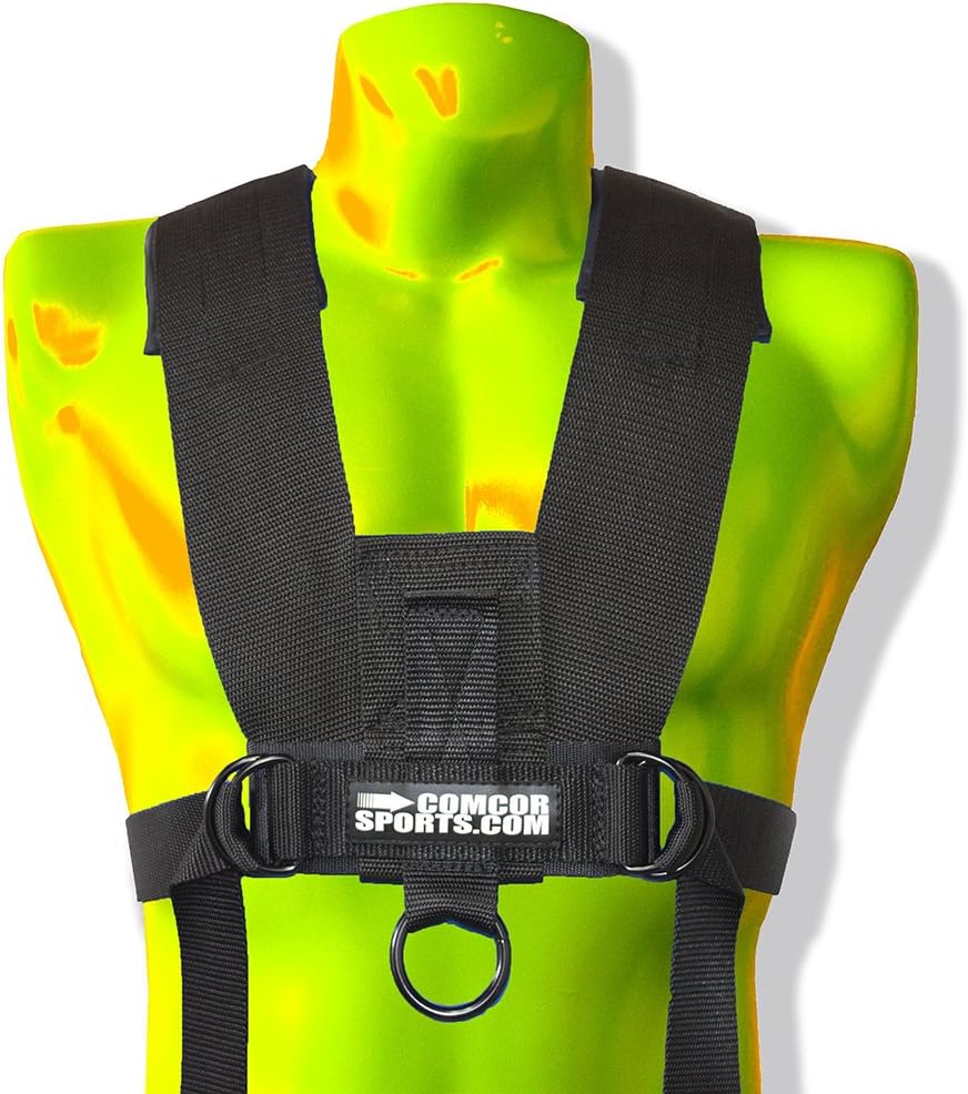 Minimalist Sled Harness and 9' Pull Strap Pulls Forward and Backward - Made in USA