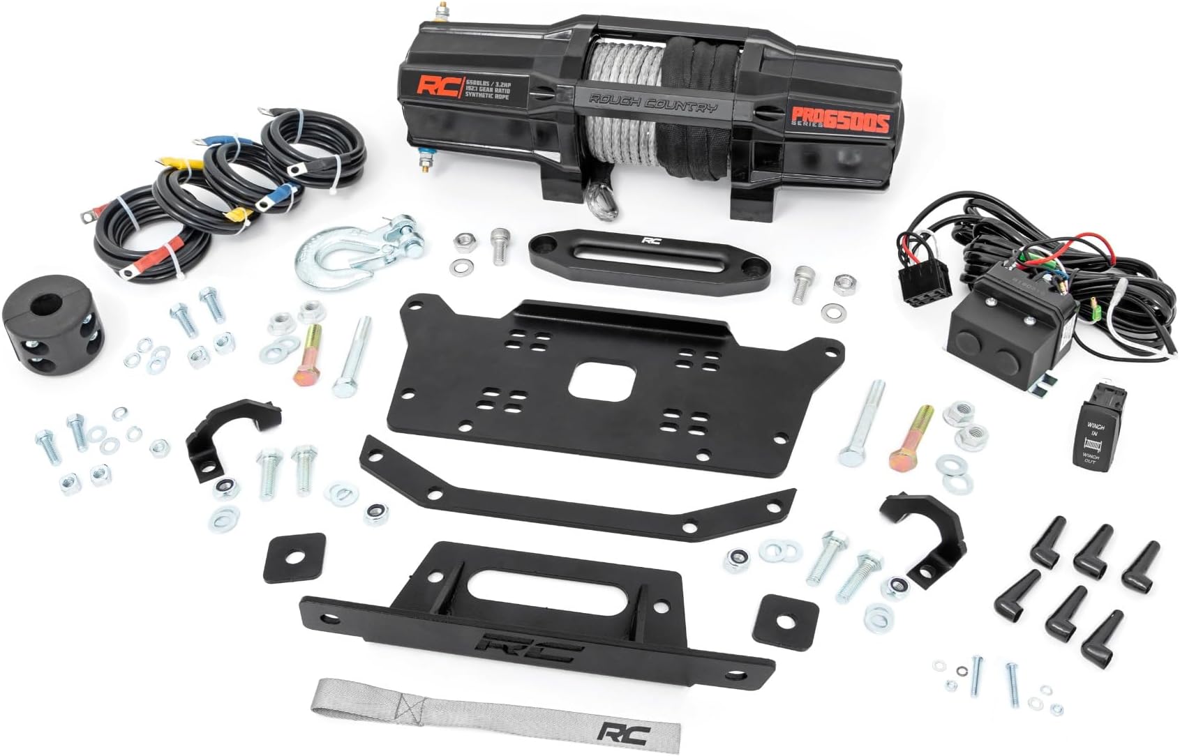 Rough Country Winch & Mount – RS4500S For Can-Am Maverick X3 2017-2023 – RC92068 6 thumbnail image