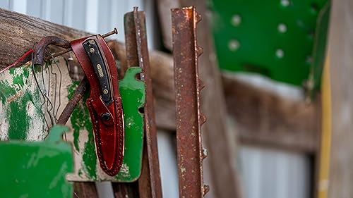 Miniatura 4 de Old Timer 158OT Guthook Skinner - Cuchillo de hoja fija SS de alto carbono de 7.3 pulgadas con hoja de 3.5 pulgadas y mango de corte de sierra para