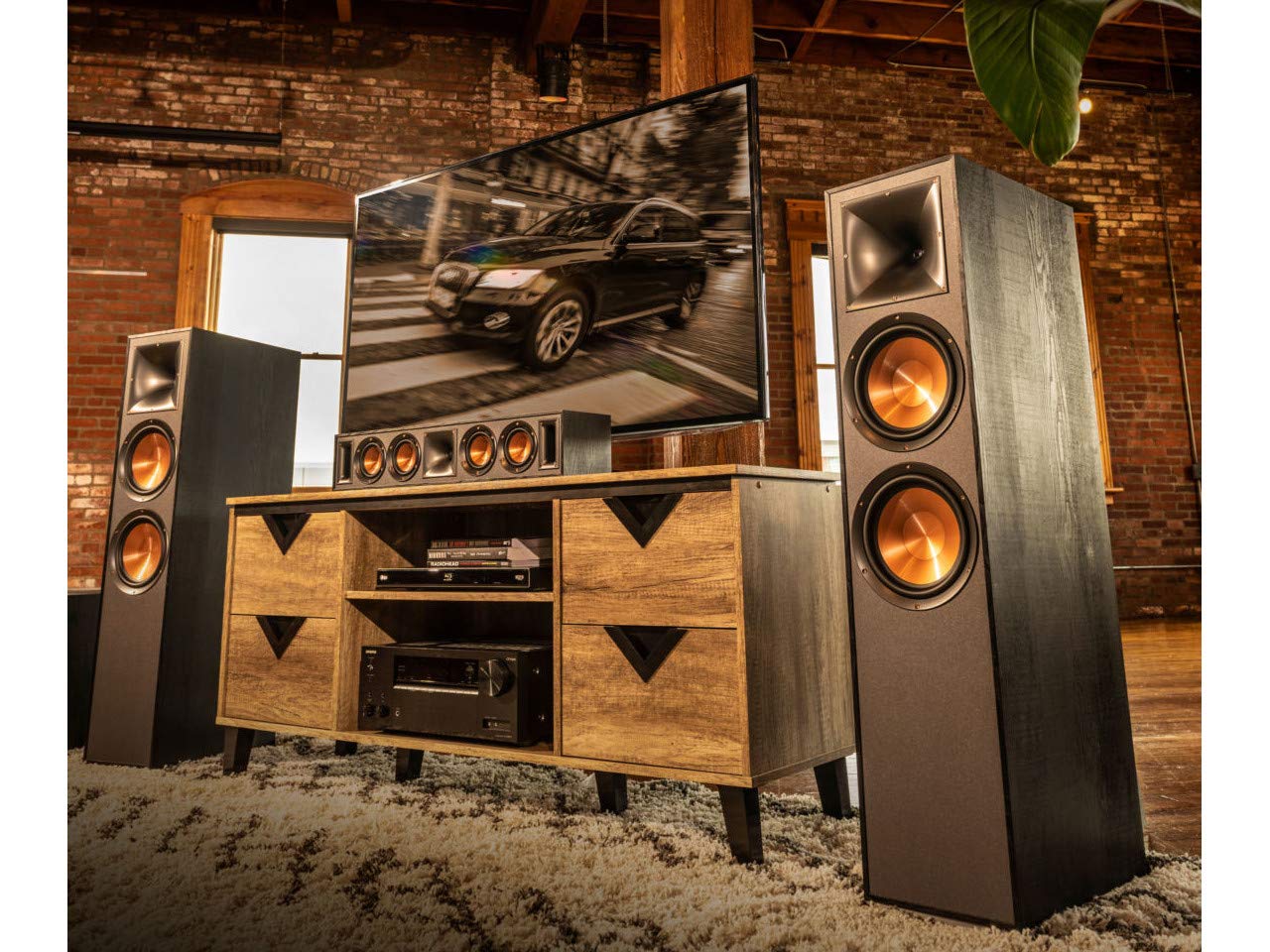 Klipsch R-620F - Altoparlante da terra, colore: Nero