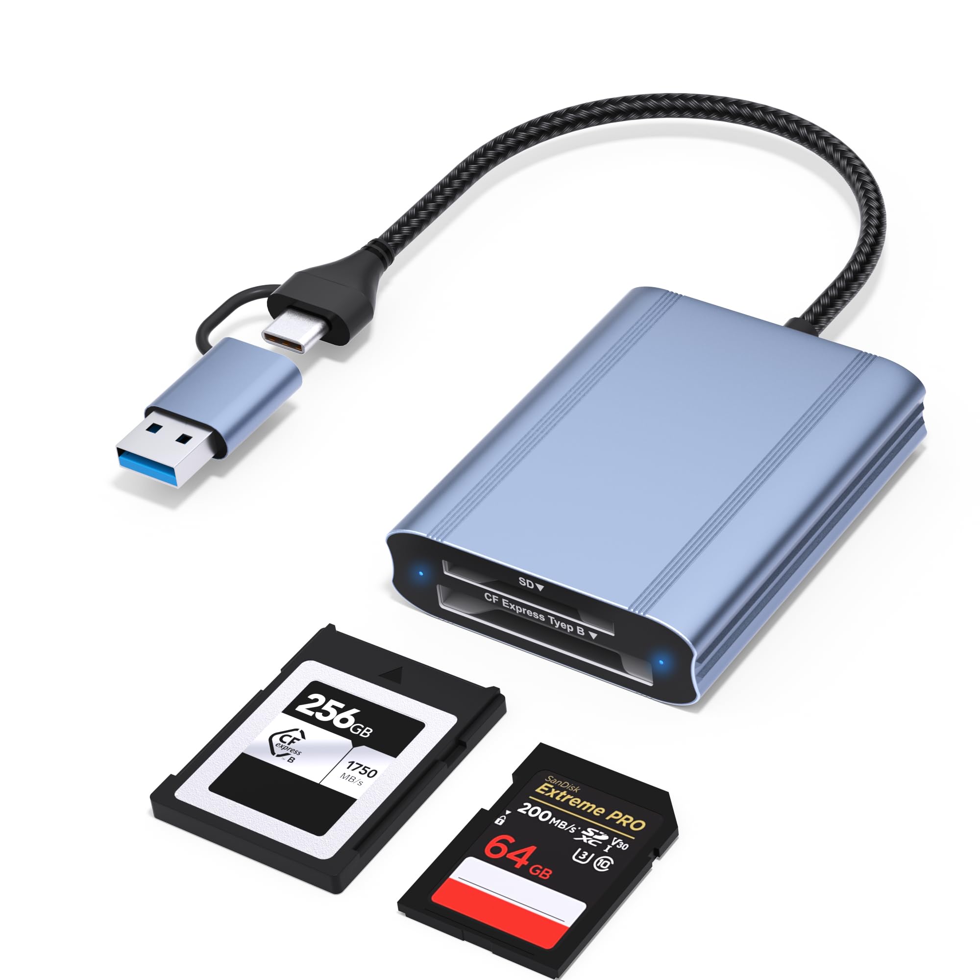 Zaievo CFexpress Type B and SD Card Reader