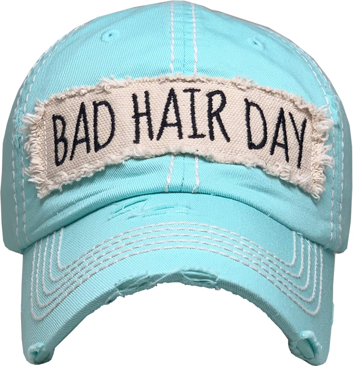 Vacation Beach Camping Womens Baseball Cap Distressed Vintage Unconstructed Embroidered Patch Hat