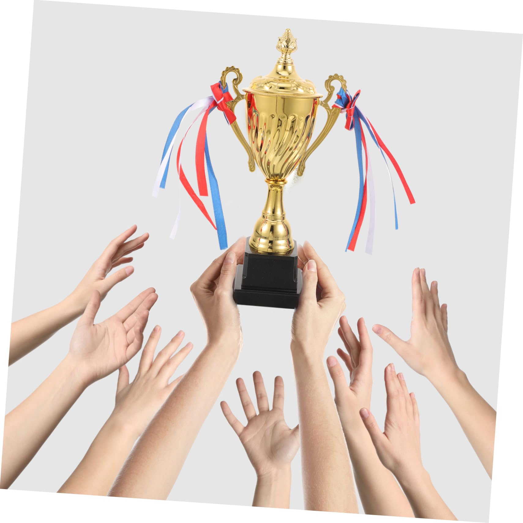 Toyvian Sportivo Metallo Coppa Premio Basket con Base per Tornei Scolastici e Cerimonie Onore