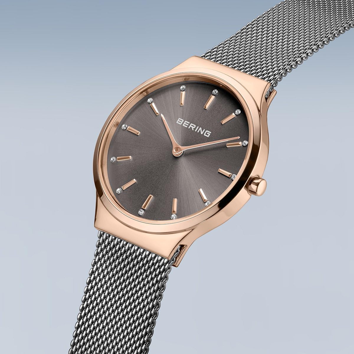 BERING Damen Uhr Quarz Movement - Classic Collection mit Edelstahl und Saphirglas 12131-369-GWP