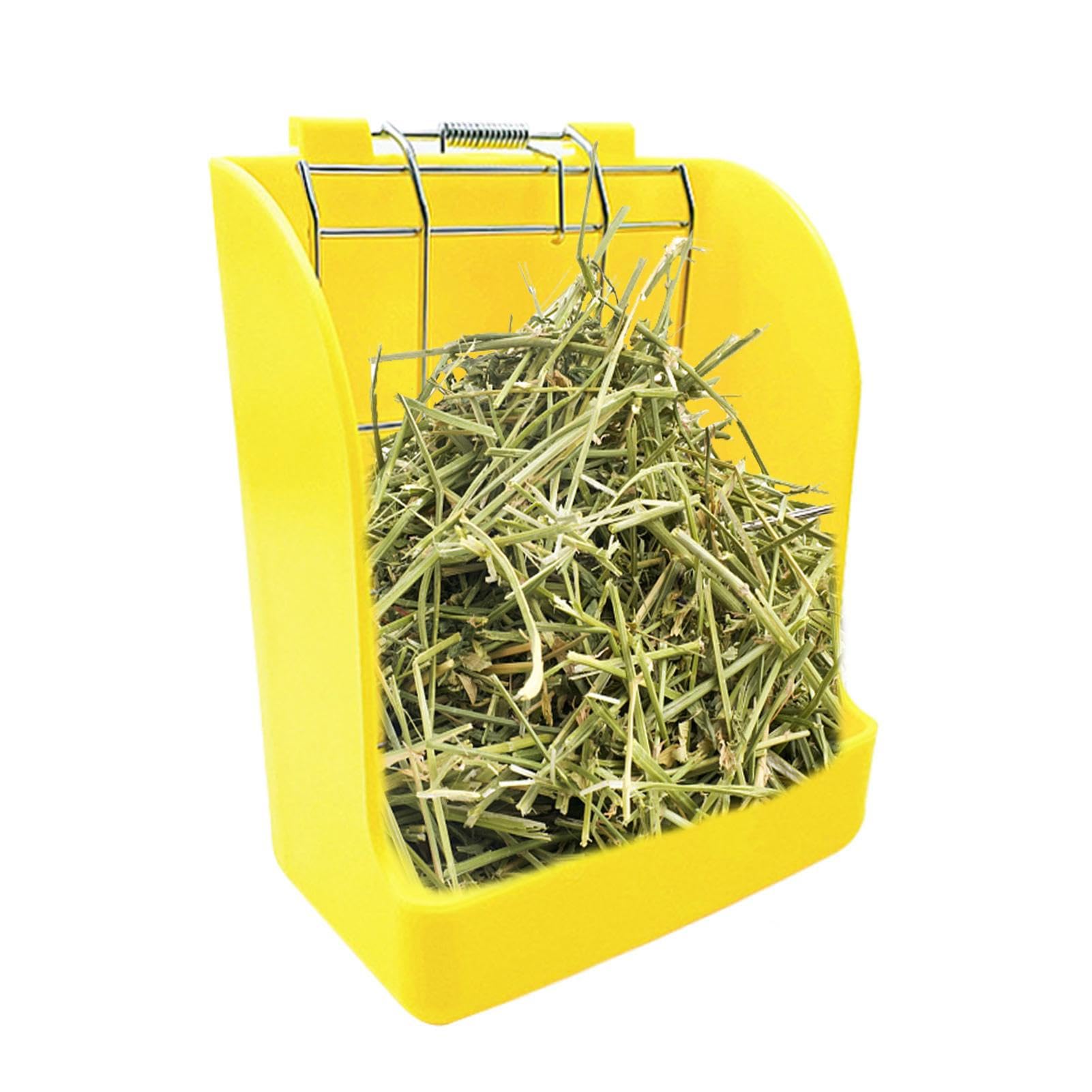 Vigcebit Hay Feeder,Food Feeding Rack for | Food Feeding Rack Bunny Hay Holder, Pet -Feeding Dispenser for Small Animals, Feeder Bowls Cage Accessories