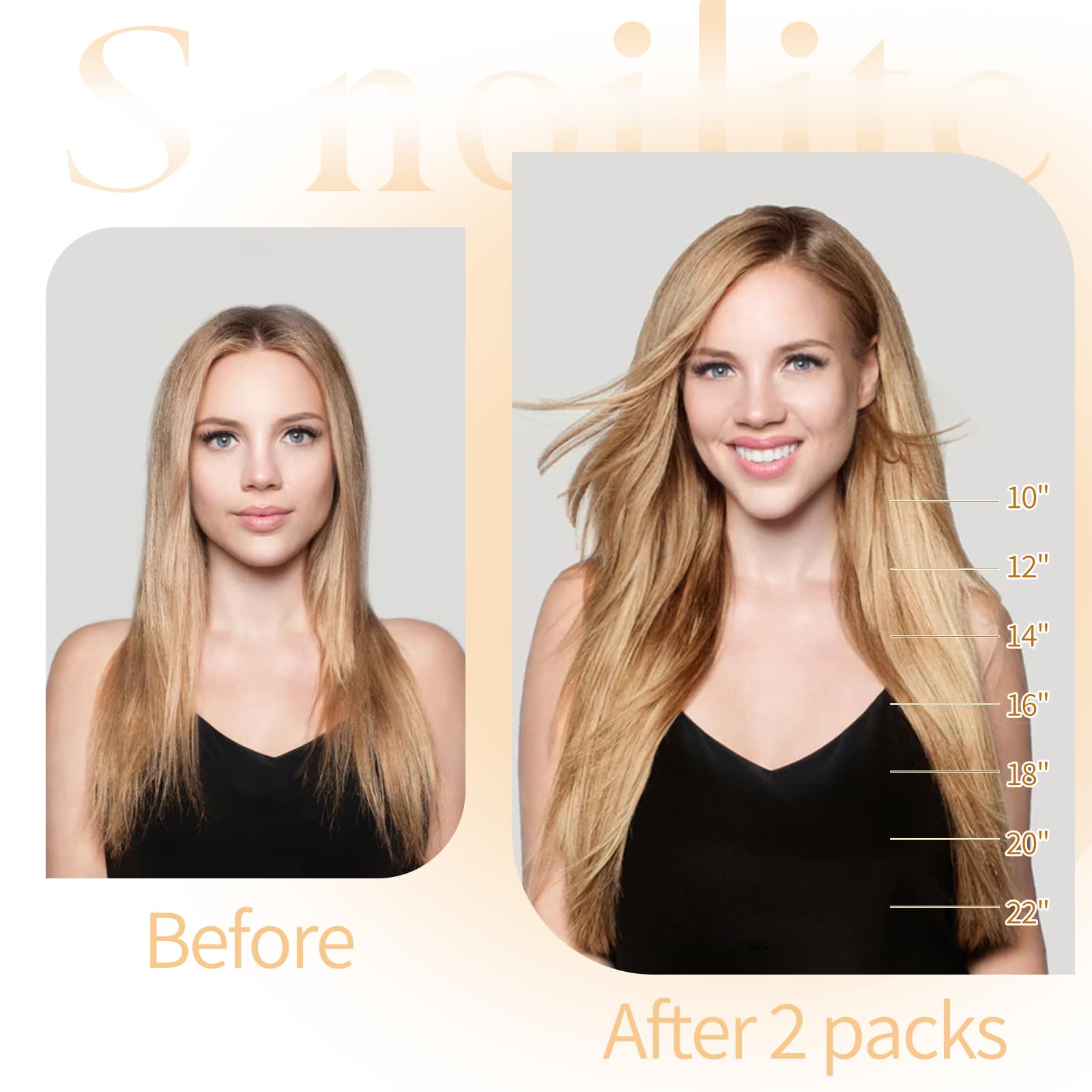 S-noilite Clip in Extensions Echthaar Natürliches Schwarz Highlight Grau Haarverlängerung Echthaar Clip in 86g Extensions Remy Menschliches Haar Glattes 3 Stücke 55cm