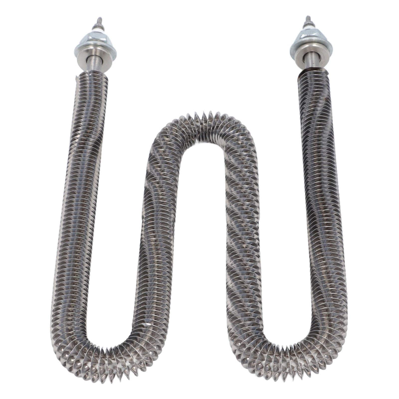 Tubo Riscaldante Alettato Tipo W in Acciaio Inossidabile per Forni e Attrezzature da Panetteria - Elemento Riscaldante Elettrico da 2500 W 220 V - Diametro Tubo 12 mm, Lunghezza (220 V)